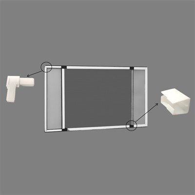 Jatkettava Fly Screen -ikkuna